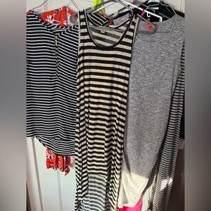 Cream And Black Striped